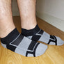 Performance Footie Sox - Gray
