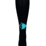 Cheer Life Women's Black Athletic Knee High Socks- The Sox Box