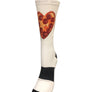 iHeart Pizza White Novelty Fun Socks- The Sox Box