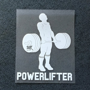 Powerlifter (Man Deadlifting) Decal