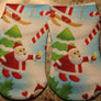 Happy Santa White Novelty Socks- The Sox Box