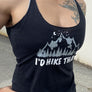 I'd Hike That Mountains Racerback Tank - The Sox Box
