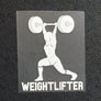 Weightlifter Jerk (Woman) Decal