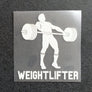 Weightlifter Snatch (Man) Decal
