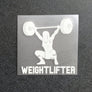 Weightlifter Snatch (Woman) Decal