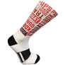 WOD Sox White Novelty Crew Socks- The Sox Box