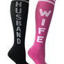 Husband Black Athletic Knee High Socks- The Sox Box