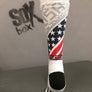 USA All The Way! White Novelty Crew Socks- The Sox Box