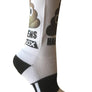 Poop Happens White Novelty Socks- The Sox Box