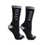 Beast Mode Black Athletic Crew Socks - The Sox Box