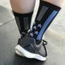 Police Thin Blue Line Black Athletic Crew Socks - The Sox Box