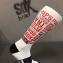 WOD Sox White Novelty Crew Socks- The Sox Box