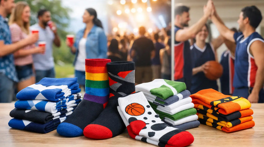 Bulk Custom Socks for Events That Get Worn