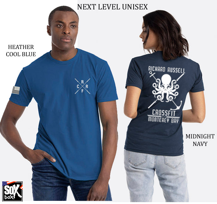 RRCF Monterey Octopus CrossFit Unisex Short Sleeve Shirt- The Sox Box