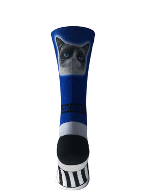 Novelty Custom Big Head Cat Socks - The Sox Box