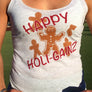 Happy Holigainz Women's Workout Triblend Tank- The Sox Box