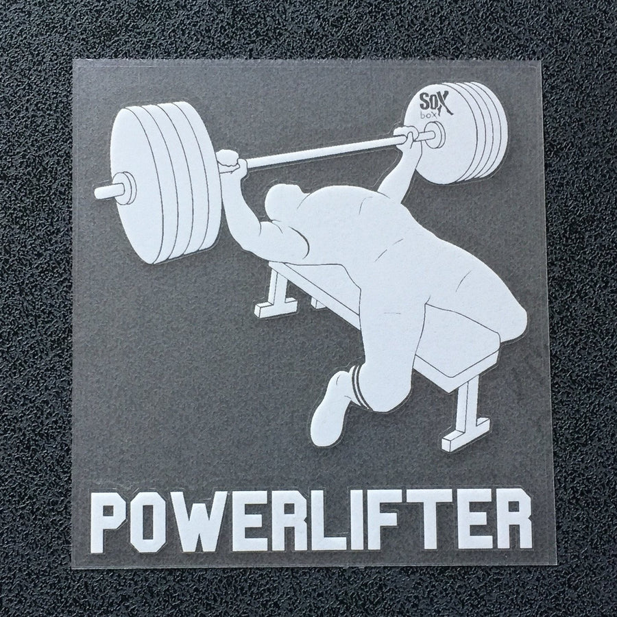 Powerlifter (Man Bench) Decal