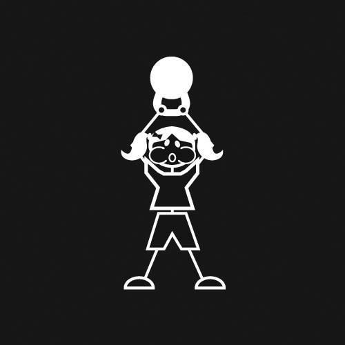 Kettlebell (Girl) Decal