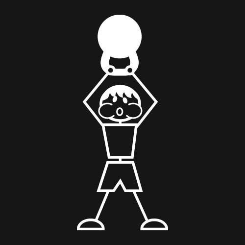 Kettlebell (Man) Decal