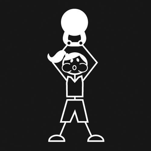 Kettlebell (Woman) Decal