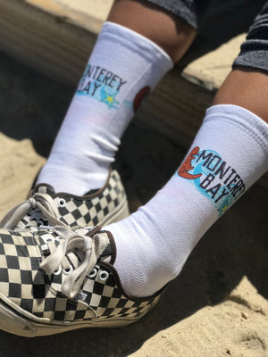 Monterey Bay Novelty Crew Socks- The Sox Box