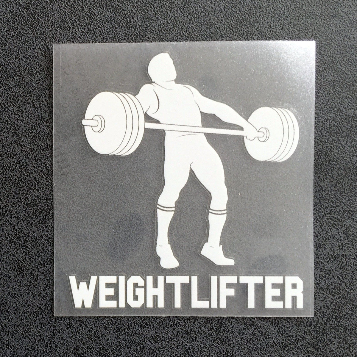 Weightlifter Snatch (Man) Decal