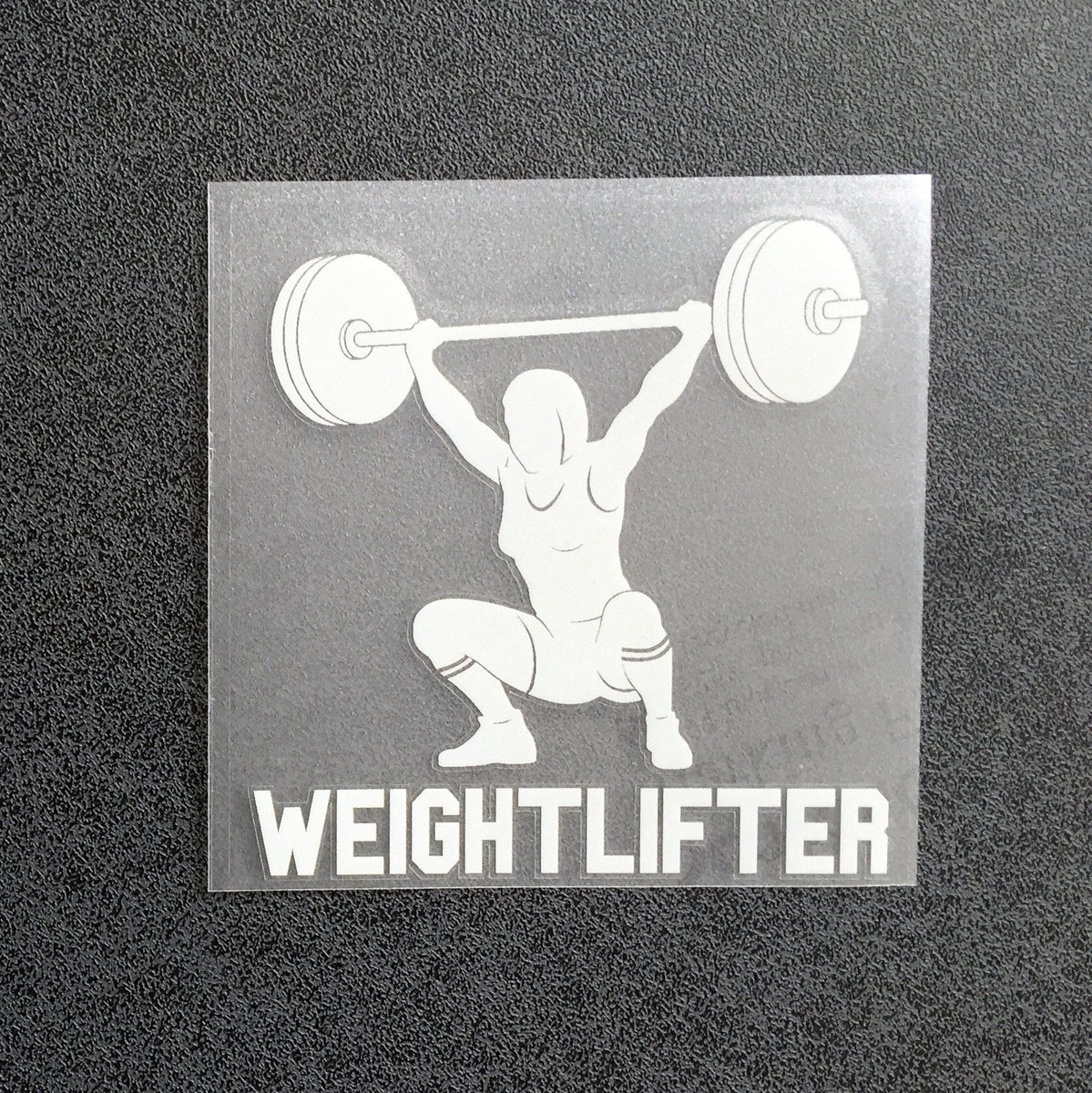 Weightlifter Snatch (Woman) Decal