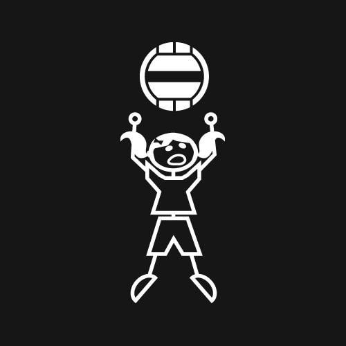 Wall Ball (Girl) Decal