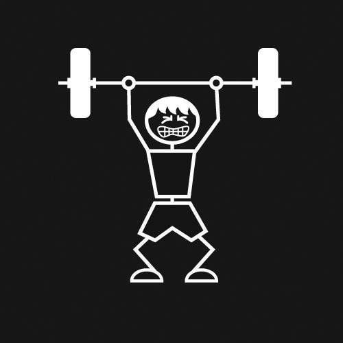 Weightlifter (Man) Decal