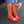 Ice Cream U Scream Kids Orange Athletic Knee High Socks- The Sox Box