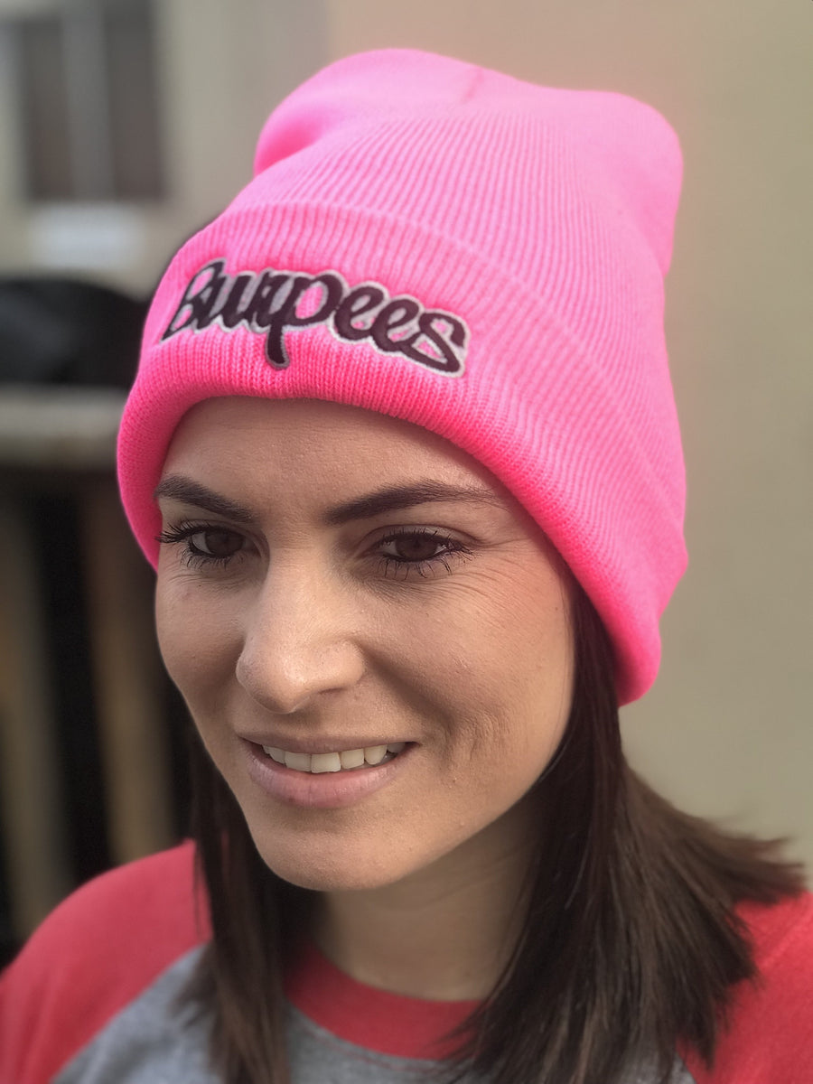 Burpees Beanie- Pink